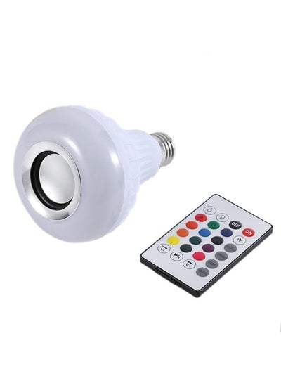 Bluetooth Control Smart Music Audio Speaker LED Music Bulb White 95x95x130centimeter