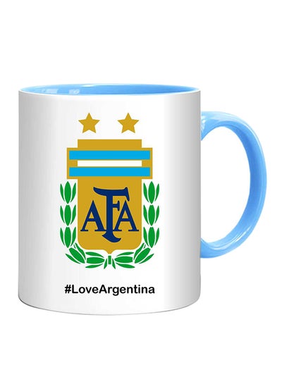 Argentina Printed Mug Blue/White/Yellow