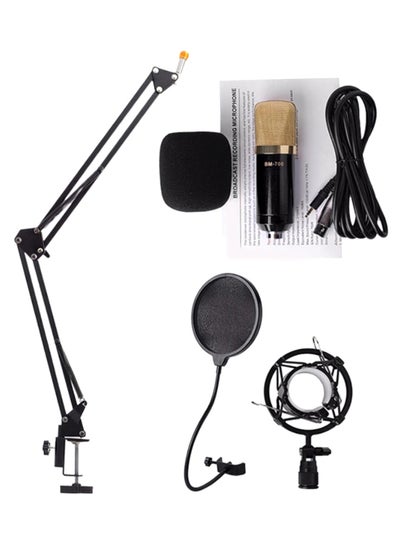 Professional Condenser Audio Streaming Kit Black/Gold