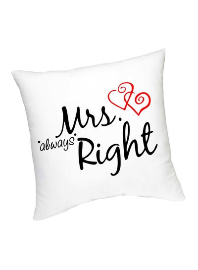 Mrs. Always Right Printed Cushion