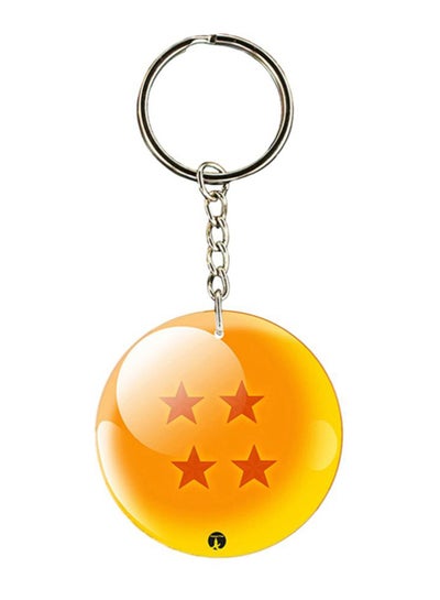 Anime Dragon Ball Keychain Yellow/Orange/Silver