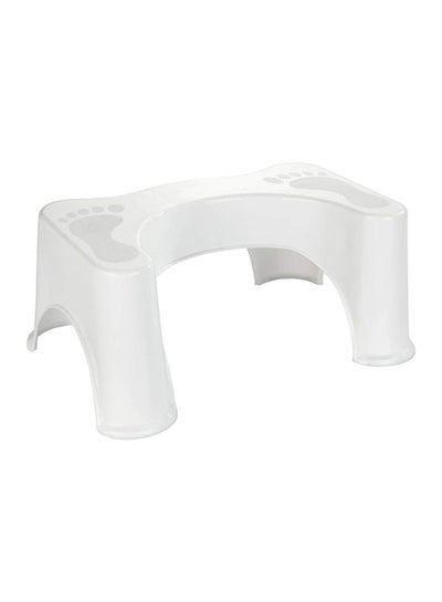 Secura Squatting Toilet Foot Stool White 48x20.5x33.5centimeter