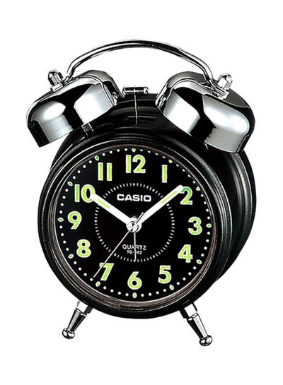 Table Analog Alarm Clock Black/Silver 136x106x60millimeter