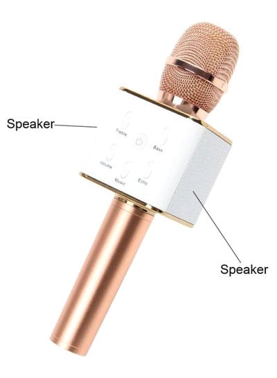 Bluetooth Karaoke Wired Microphone 182.28749942.18 Gold/White