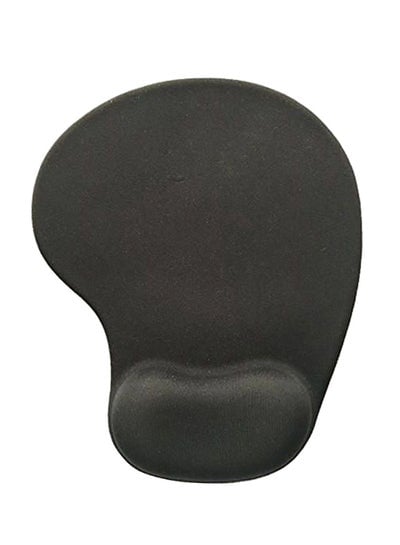 Mouse Pad With Wrist Support Black