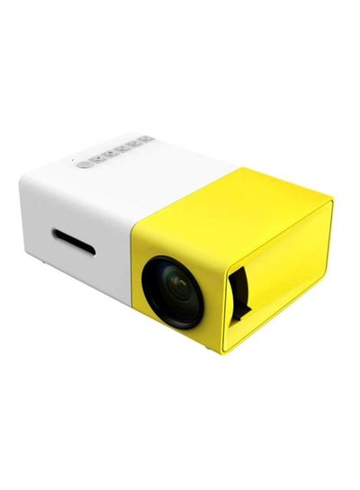 Full HD LED Projector 400 Lumens V2344US Yellow/White
