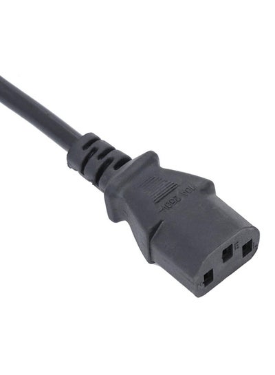 3 Pin Desktop Power Cable with Fuse black