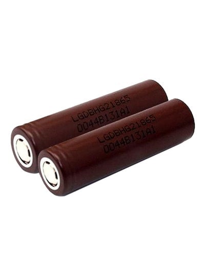 2-Piece Lithium-Ion Battery Brown