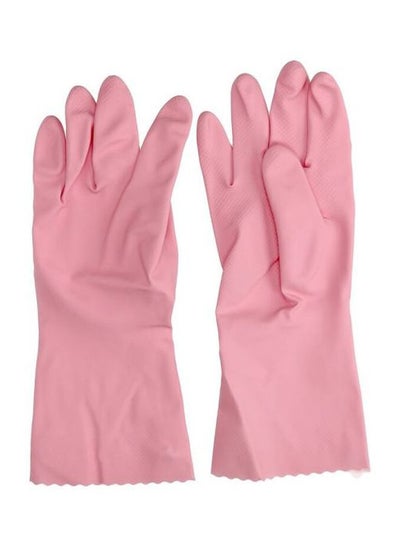 Latex Reusable Sensitive Gloves Pink