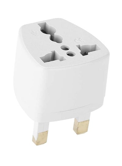 Multi Purpose AC Power Plug Adapter White