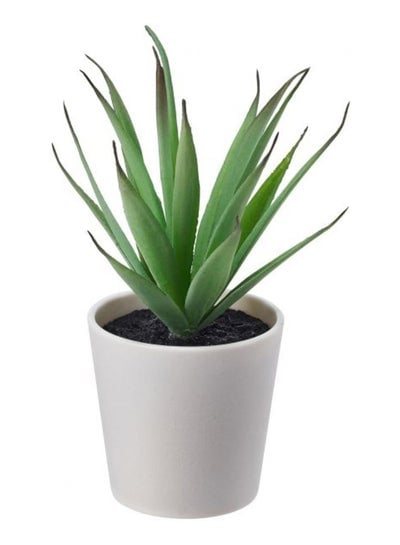 Fejka Artificial Potted Plant With Pot Green/White