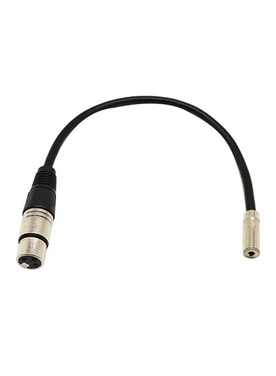 Xlr 3.5 Audio Line Cable Xlr Male 3.5  Female Audio Line Cord Extension Cord Black