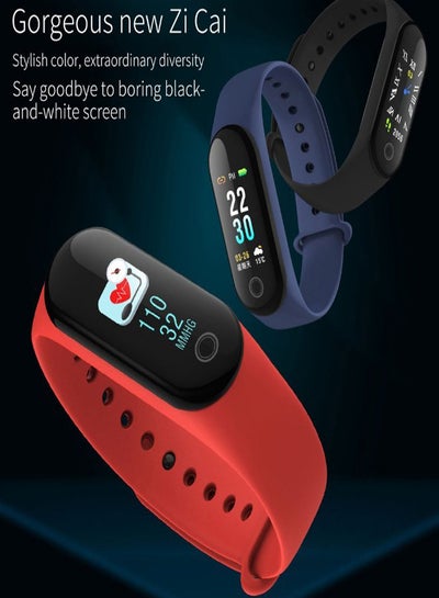 Smart Bracelet IP67 Wristband Heart Rate Monitor MI Band 3 Black