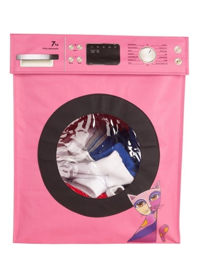 Owl And City Laundry Basket Pink 55 x 45centimeter