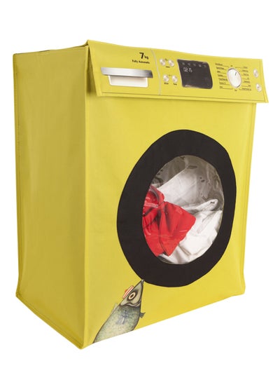 Pistachio Laundry Basket Yellow 55 x 45centimeter