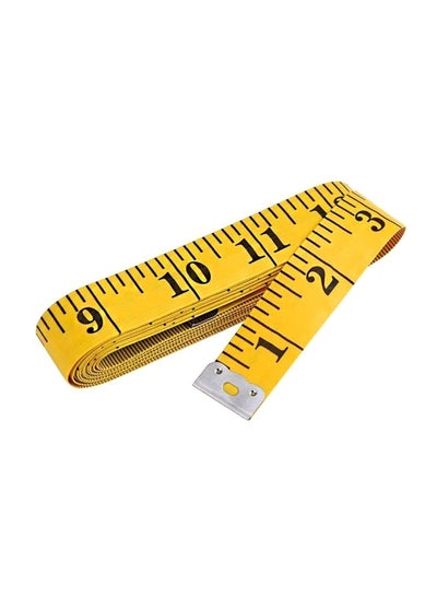 Double Scale Tailor Tape Yellow/Black 3meter