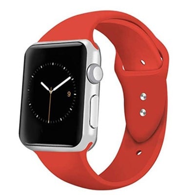 Silicone Strap For Apple Watch 42/38mm red