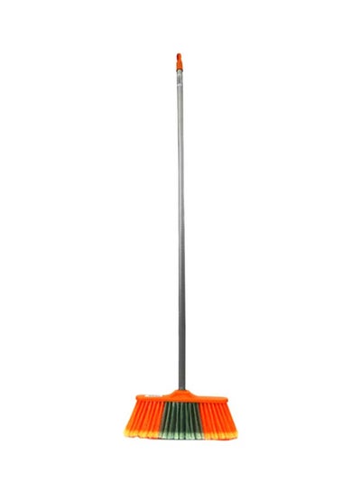 Broom With Handle Orange/Green/silver