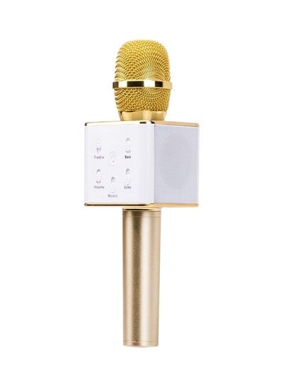 Wireless Bluetooth Karaoke Microphone MP-027 Gold/White