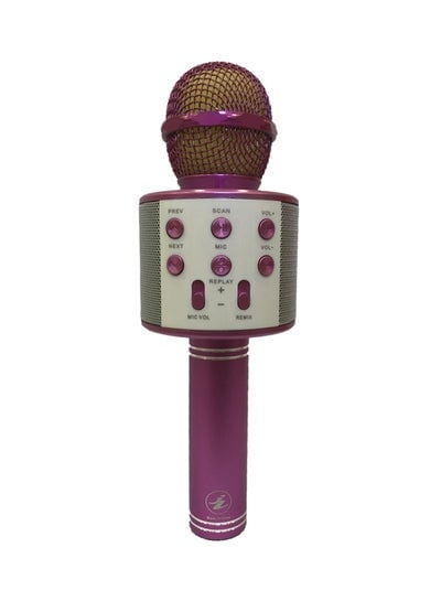Wireless Karaoke Handheld Microphone MP-042 Pink