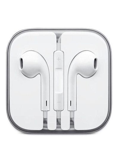In-Ear Earphones With Mic For Apple iPhone 5/5S/5C/iPad Air White