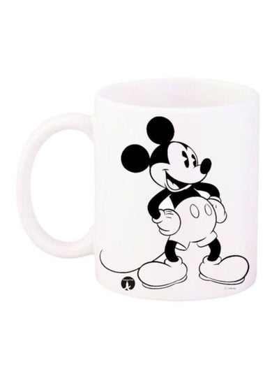 Disney Character Mickey Mouse Coffee Mug White/Black