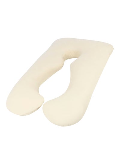 U Shape Pregnancy And Maternity Pillow Off white 70x25x120cm