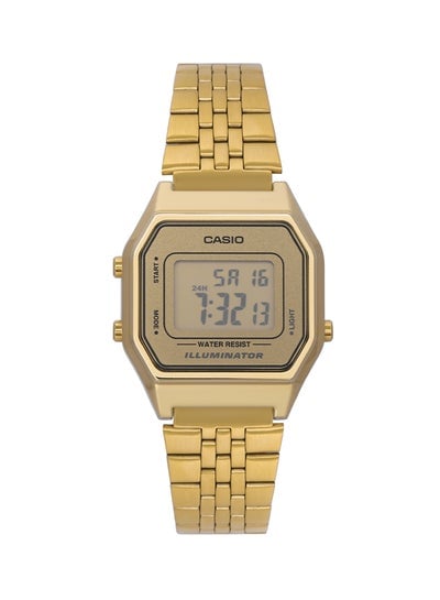 Women's Digital Wrist Watch LA680WGA-9DF - 29 mm - Gold
