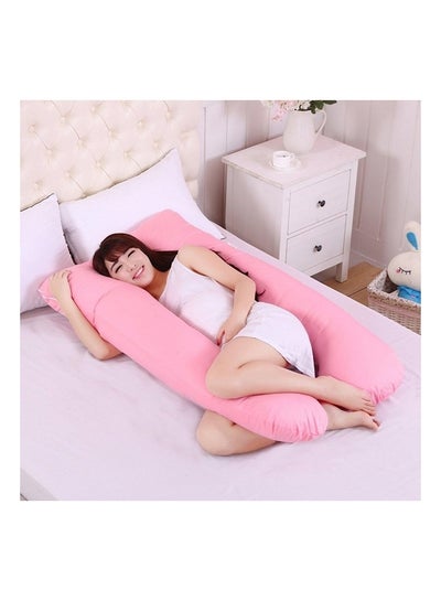 Cotton Maternity Pillow Cotton Pink 120x80centimeter