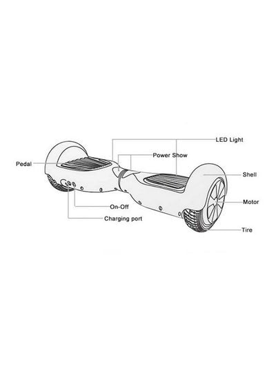 Hoverboard Two Wheel Self Balancing Electric Scooter