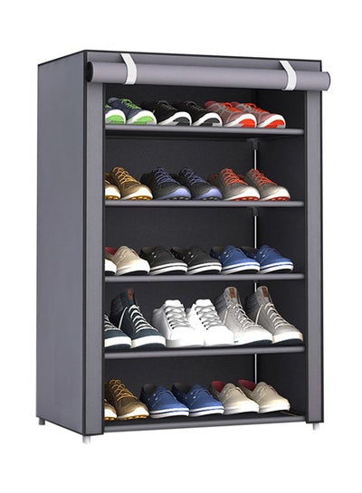 Shoes Organizer Rack Grey 90x60x30centimeter