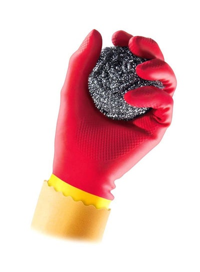 Protector Reusable Glove Red/Yellow Large