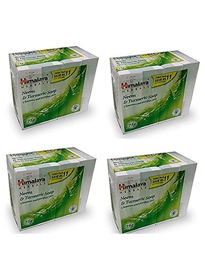 Pack Of 4 Neem And Turmeric Soap