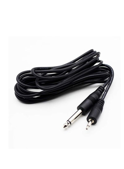 Lapel Tie Clip Microphone Audio Cable for Acoustic Guitar 1839000456 Black