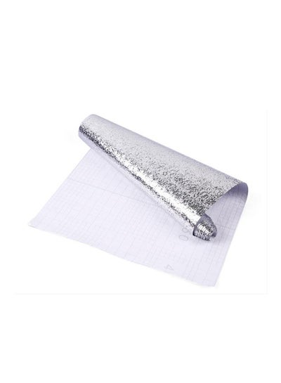 Durable Soft Kitchen Oil-proof Moisture-proof Solid Aluminum Foil Paper Silver 61 x 300centimeter