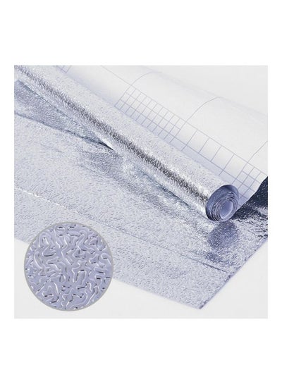 Durable Soft Kitchen Oil-proof Moisture-proof Solid Aluminum Foil Paper Silver 61 x 300centimeter