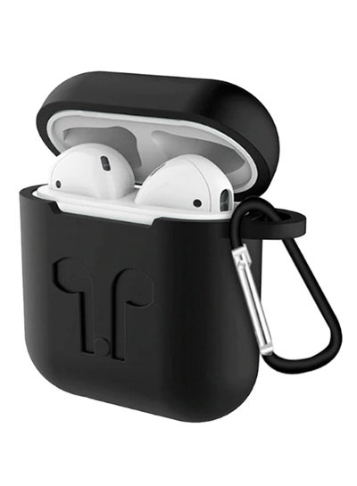 Shockproof Soft Silicone Protective Case Cover For Apple AirPods Accessories Black