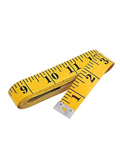 Dual Scale Measuring Tailor Tape Yellow/Black