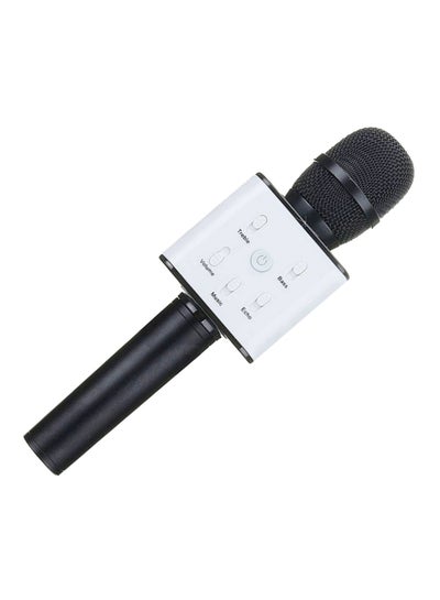 Bluetooth Handheld Karaoke Microphone With Speaker B07NDZXZDS Black/White