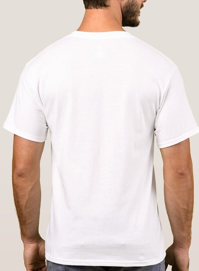 Unicorn Print Short Sleeve T-Shirt White