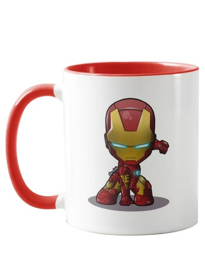 Ironman Marvel Printed Mug Red/White 11ounce