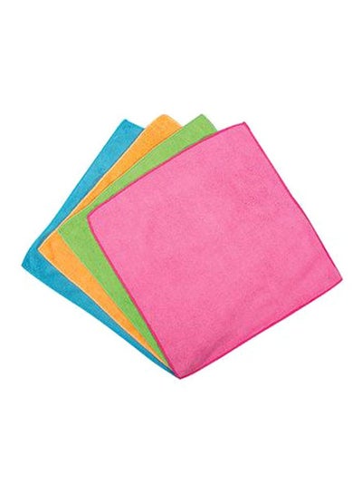 4-Piece All Purpose Cleaning Cloth Set Multicolour