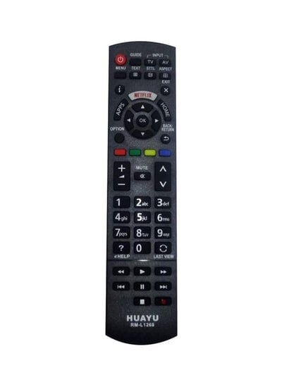 Remote Control For Panasonic Netflix Screen RM-L1268 Black/Grey/Red