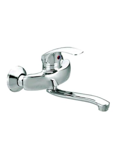 Wall Mounted Sink Mixer Silver