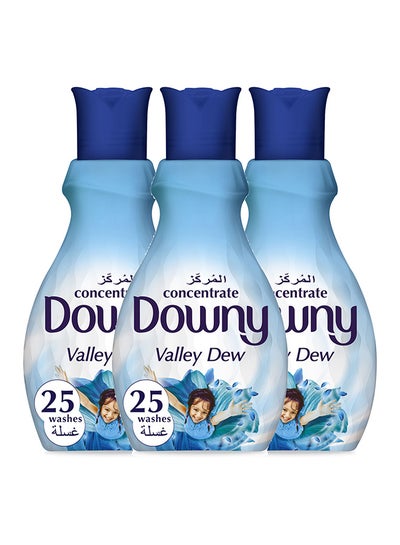 Concentrate Fabric Softener Valley Dew 1L Pack Of 3