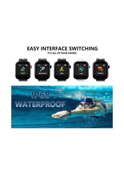 Waterproof Smartwatch Black
