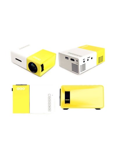 LED Mini Projector YG300 Yellow/White