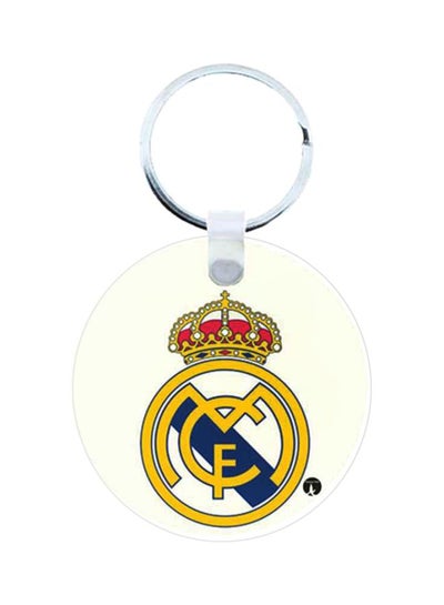 Real Madrid Football Club Wooden Keychain