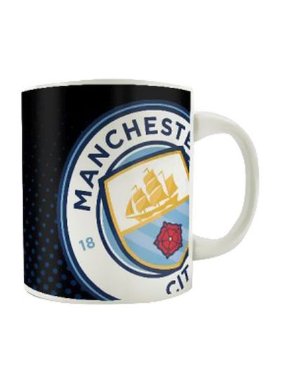 Manchester City Printed Mug Black/White/Blue 350ml