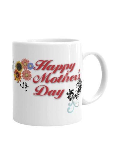 Happy Mother's Day Printed Ceramic Mug Multicolour Standard Size